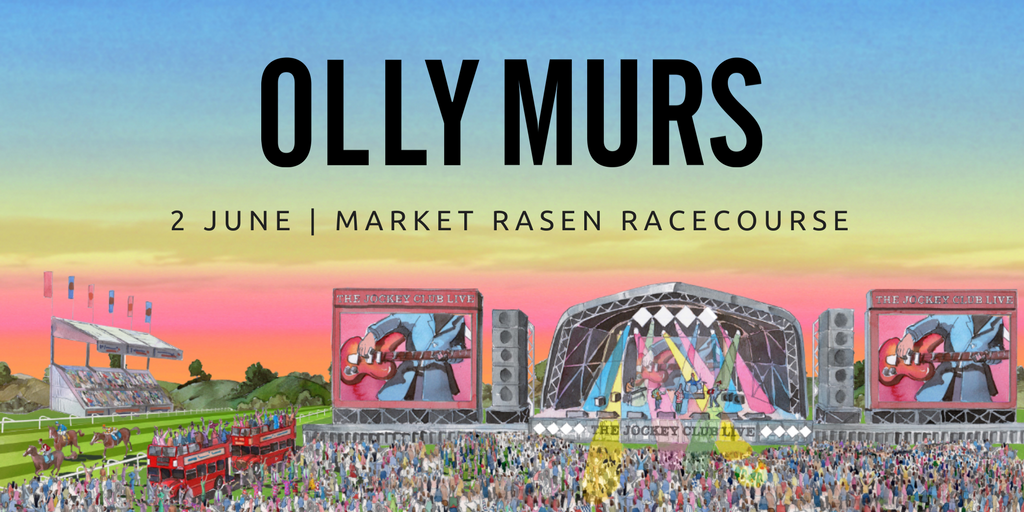 Olly Murs at Market Rasen Racecourse
